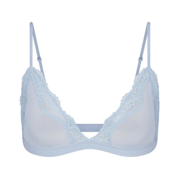 SKIMS Other - Skims Bridal Mesh Triangle Bralette - Glacier